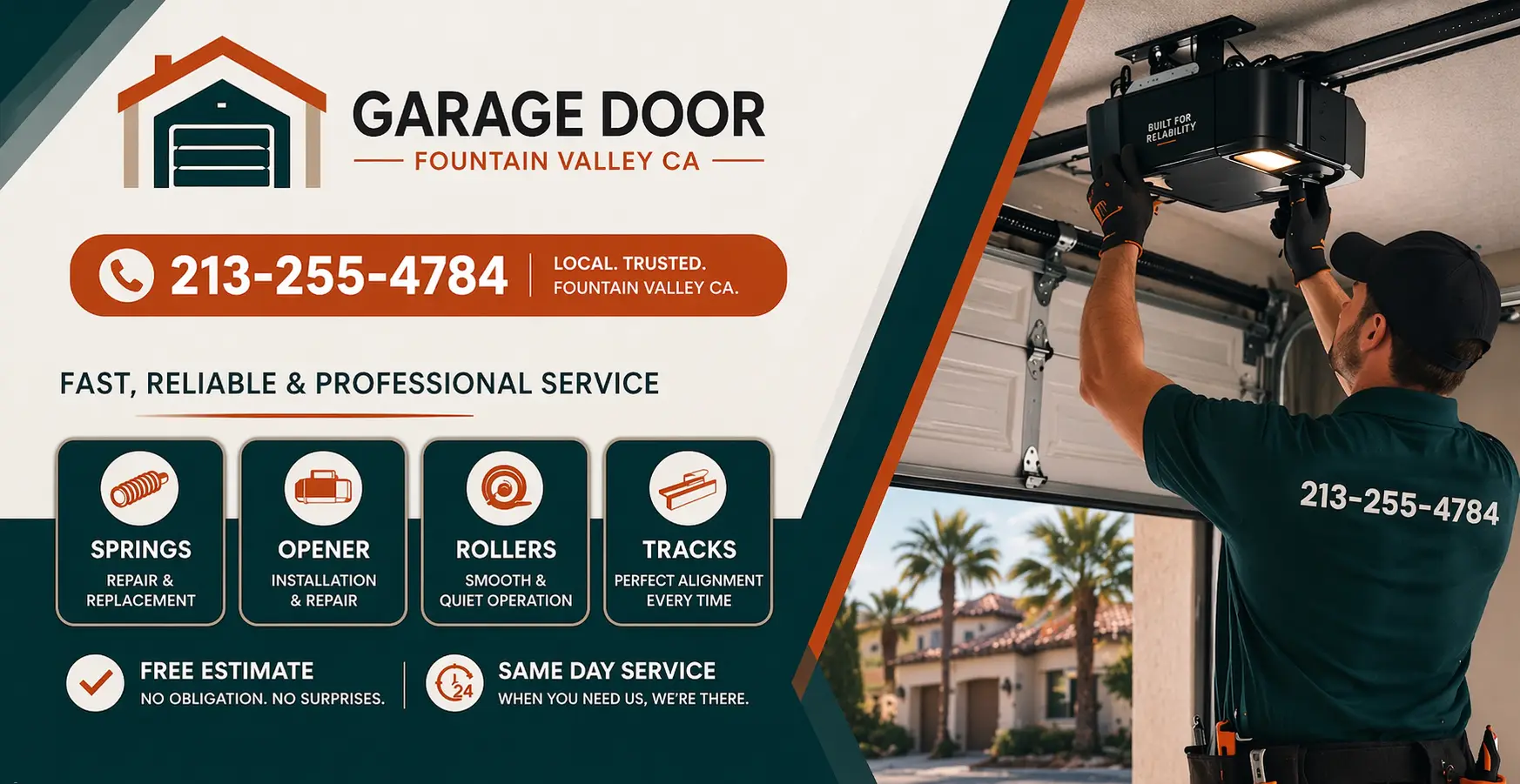  Garage Door Fountain Valley CA 